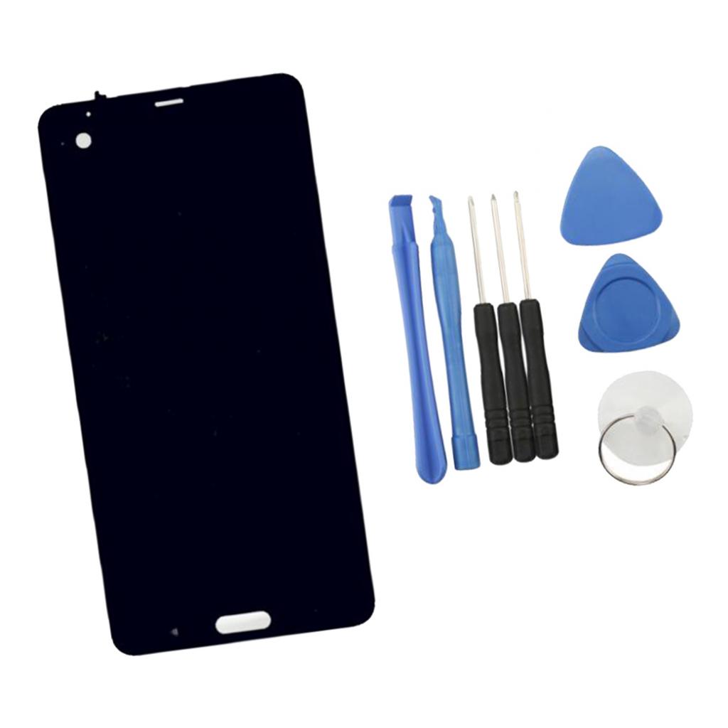 For 5.7" HTC U ULtra LCD Screen Touch Digitizer Black