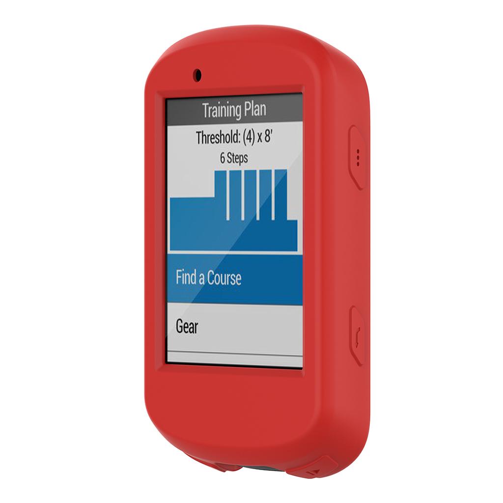 Bicycle Computer Silicone Protective Cover Case for Garmin edeg 530 Red