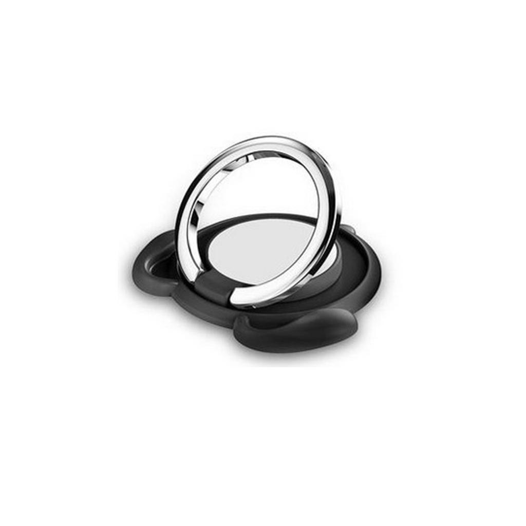 Phone Finger Ring 360 Holder Mobile Phone Stand Rotating Mount Black