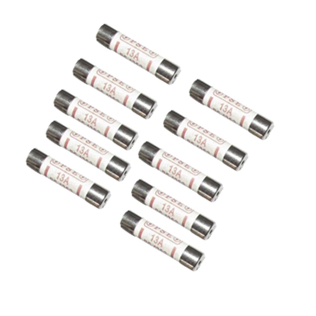 6mm x 25mm 240V 13A BS1362 Ceramic Fuse