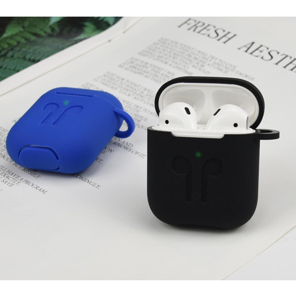 Premium Silicone Case Cover Protective Skin for Airpods 2 / 1 White