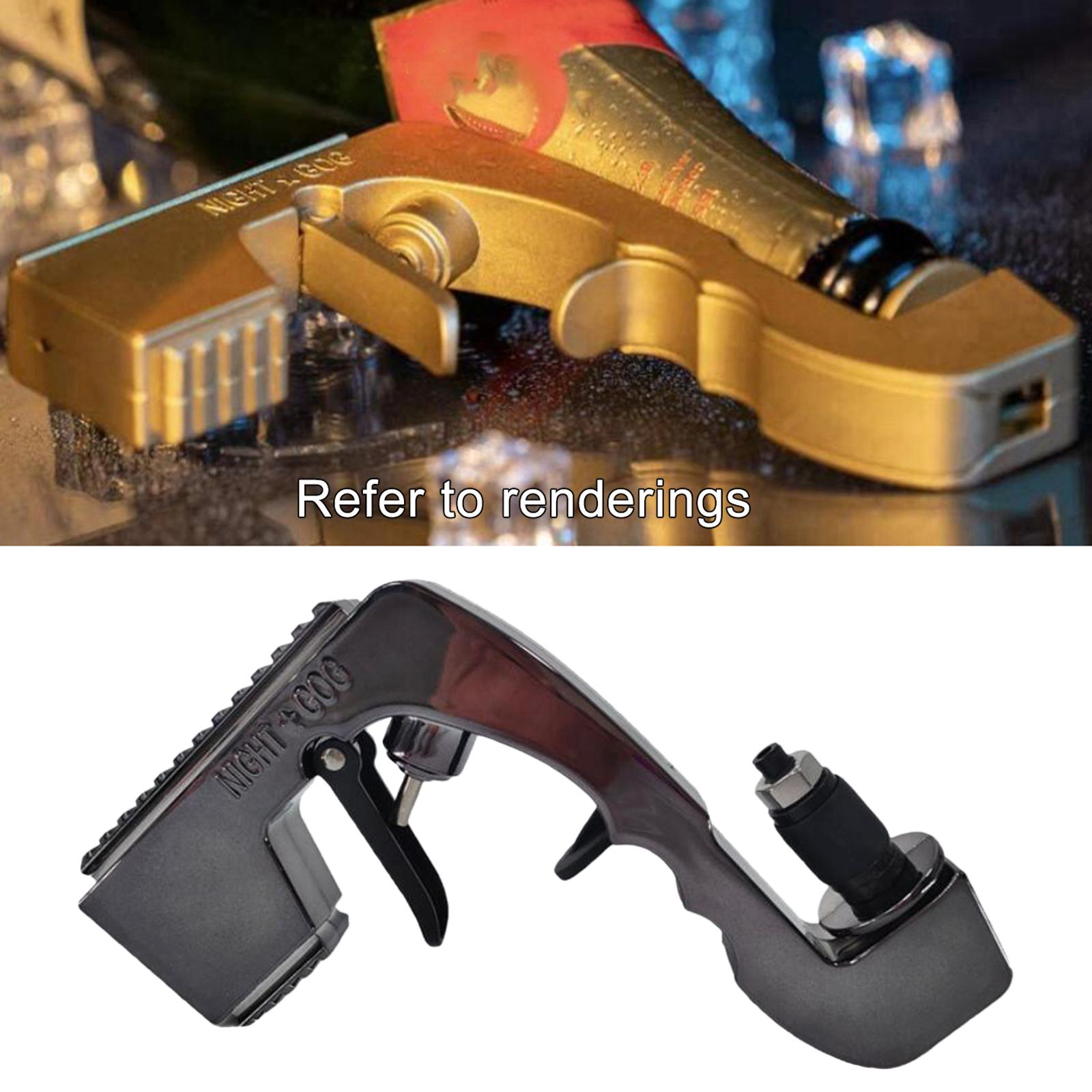 Durable Champagne Sprayer     Dispenser Beer Ejector Celebration Black