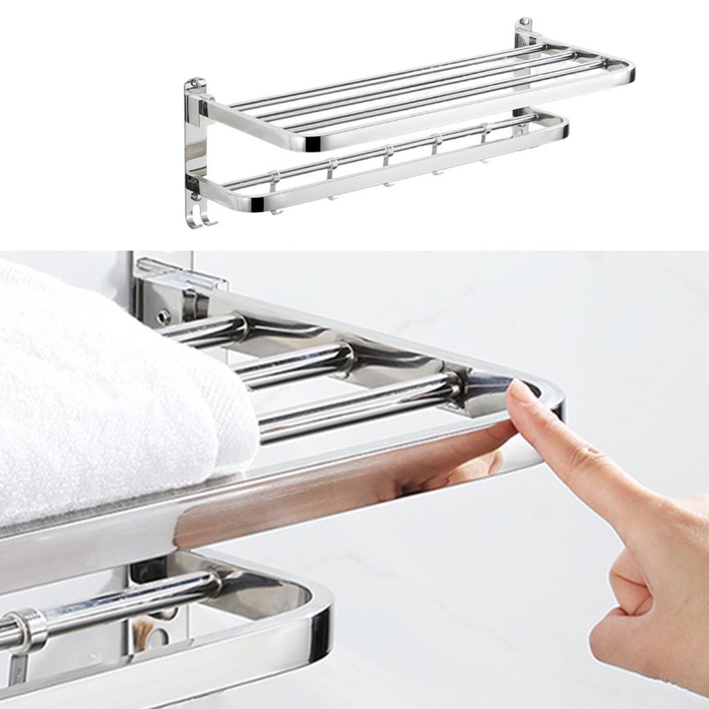 Towel Bar Bathroom Hardware Accessory 60cm