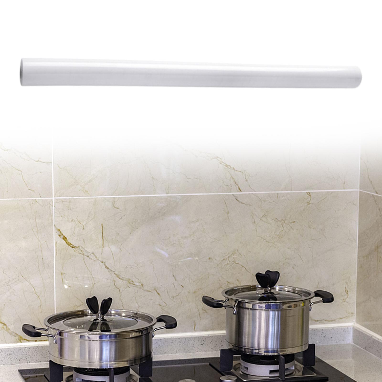 Oilproof Wall Stickers Household Cabinets Counter Kitchen Transparent Stickers 60cmx5m