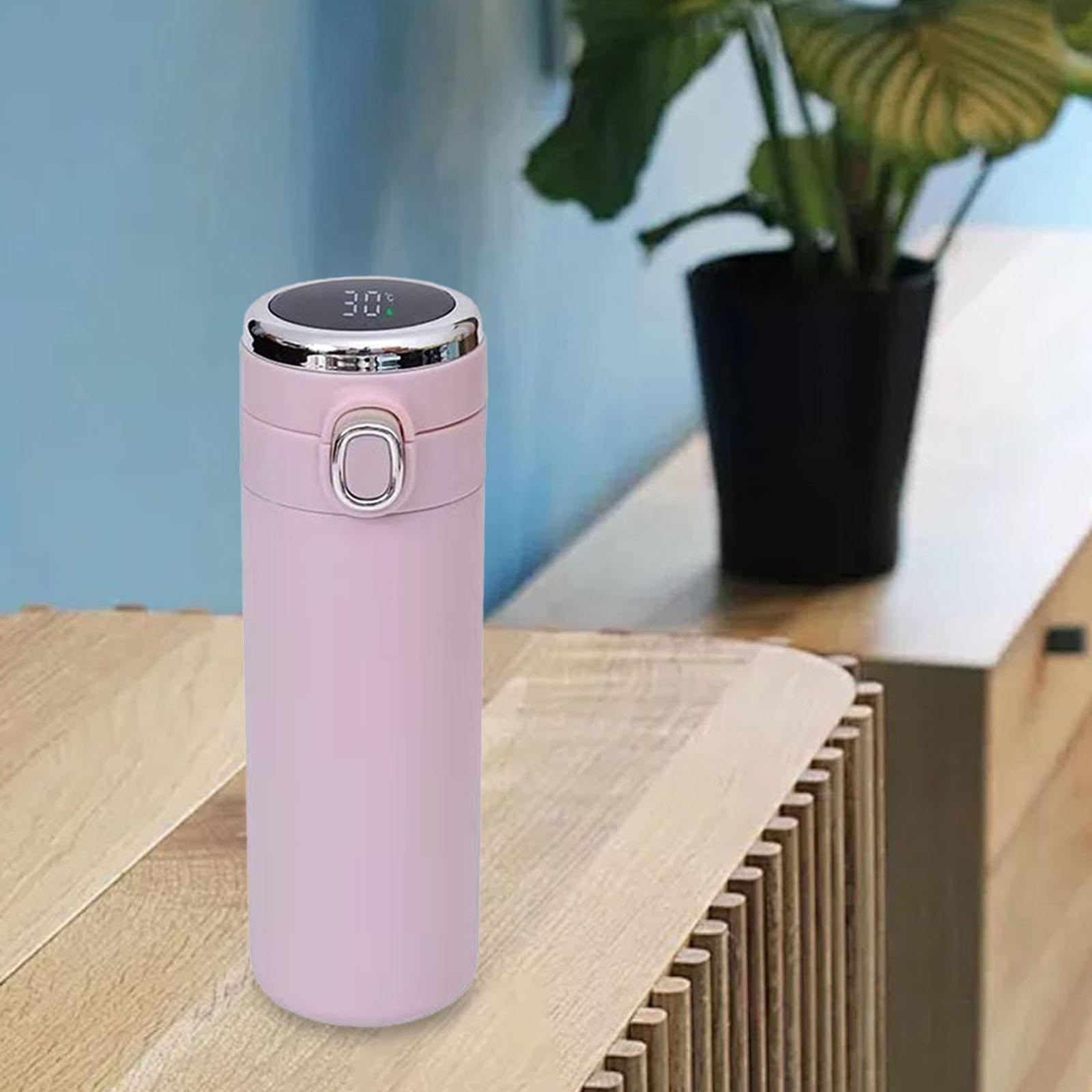2xInsulated Water Bottle Stainless Steel Reusable Kitchen Vacuum Insulated Cup pink