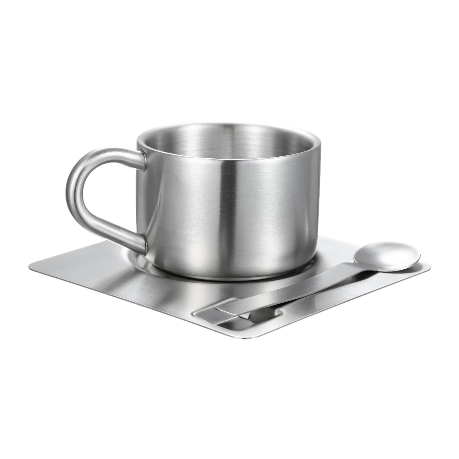 Coffee Cup Set Stainless Steel