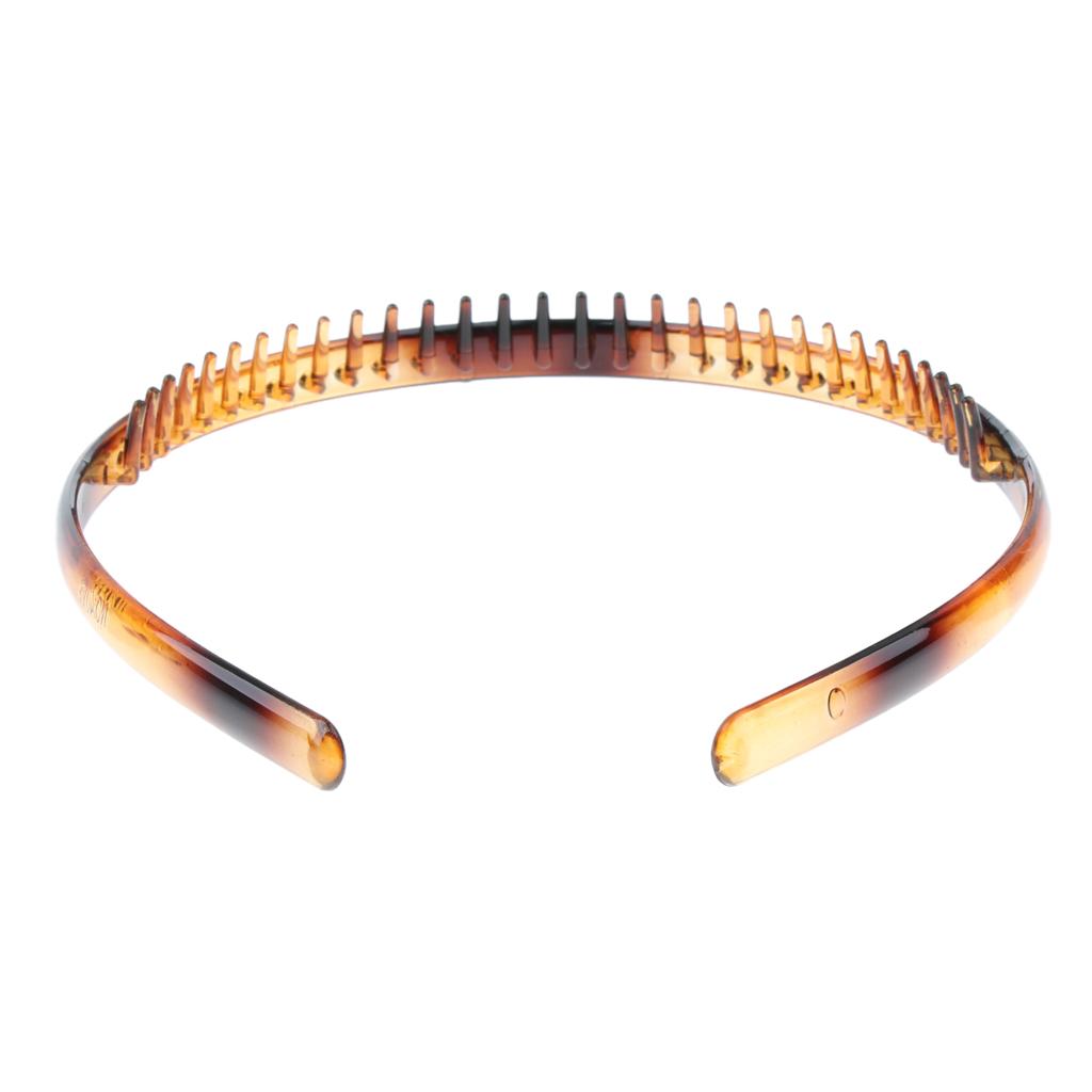 4x Fashion Mens Alice Hair Band Headband Toothed Football Comb Hoop Headwear