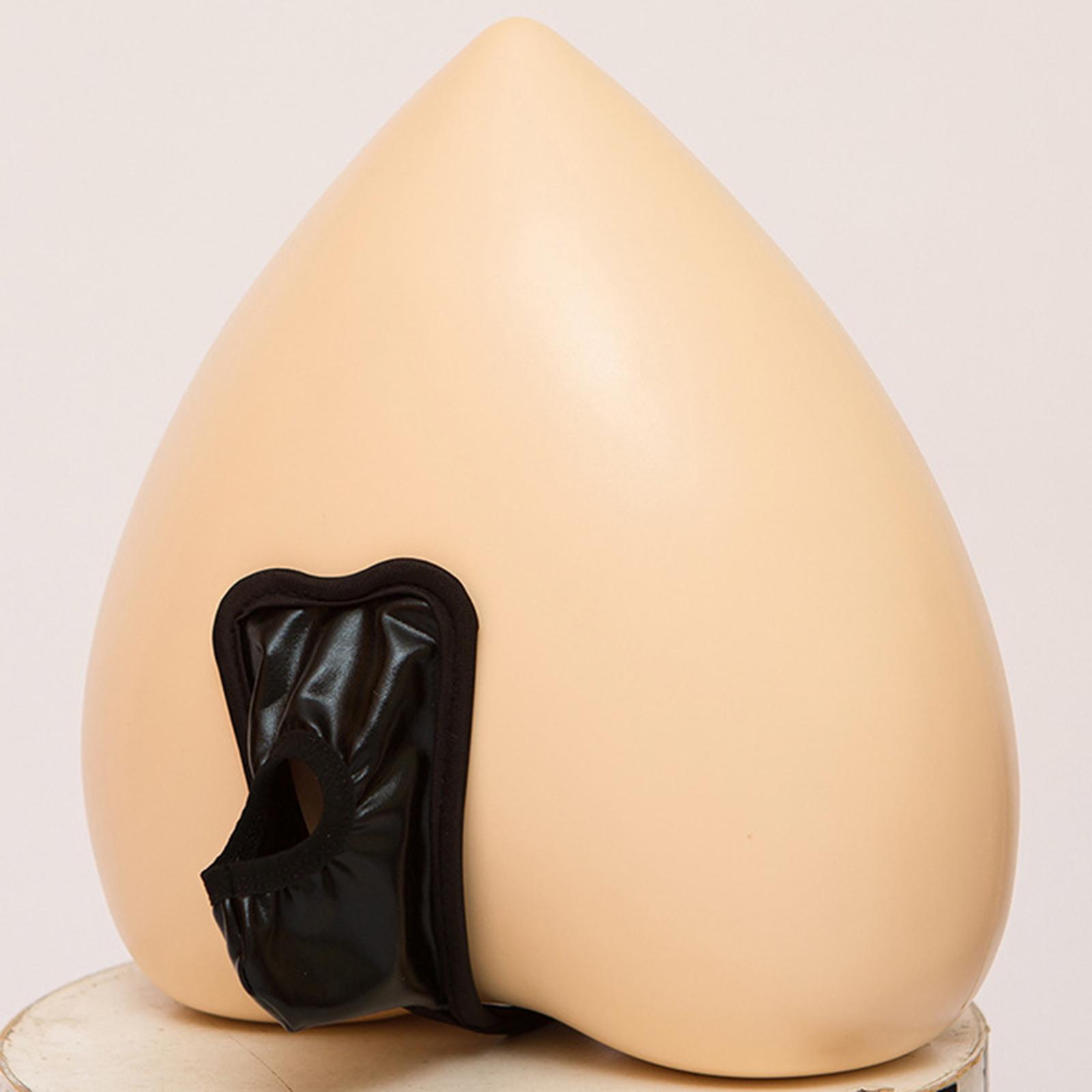 Mens C String Open Underwear Thong Polyester Strapless Swimwear  Black