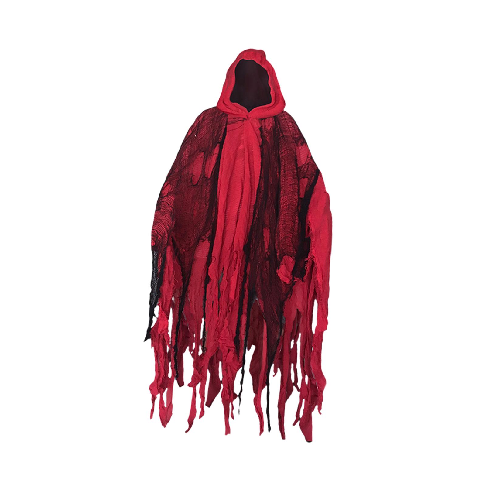Hooded Cape Red