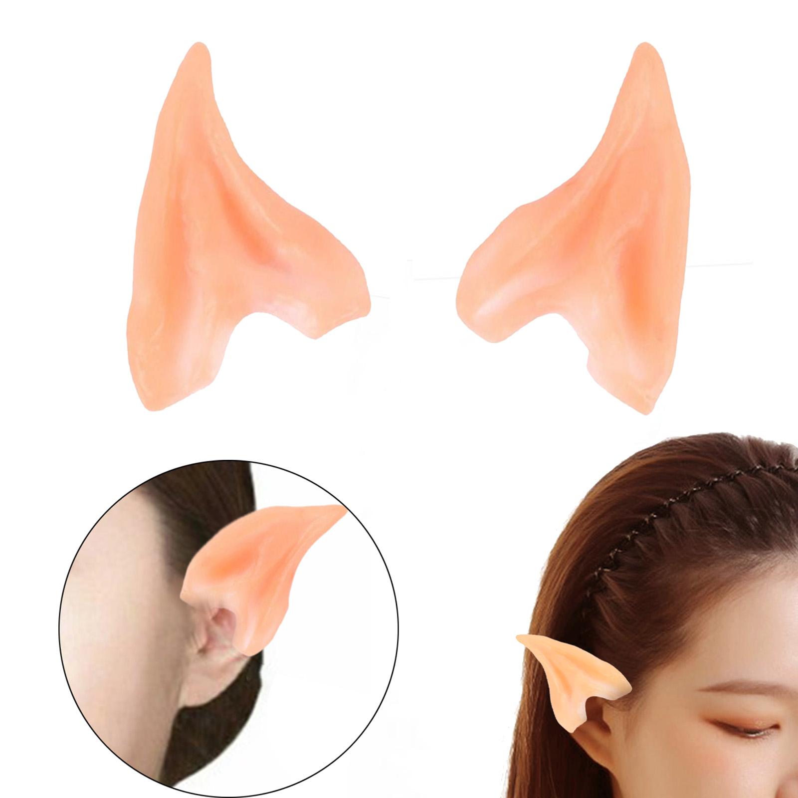 Elf Ears Christmas Makeup Masquerade Halloween Costumes Fairy Pixie Elf Ears