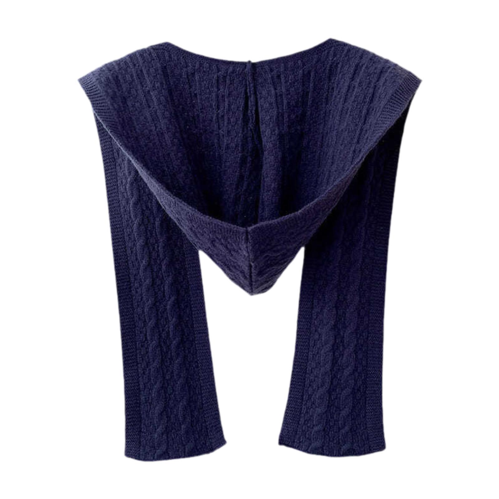 Scarf with Hoodie Windproof