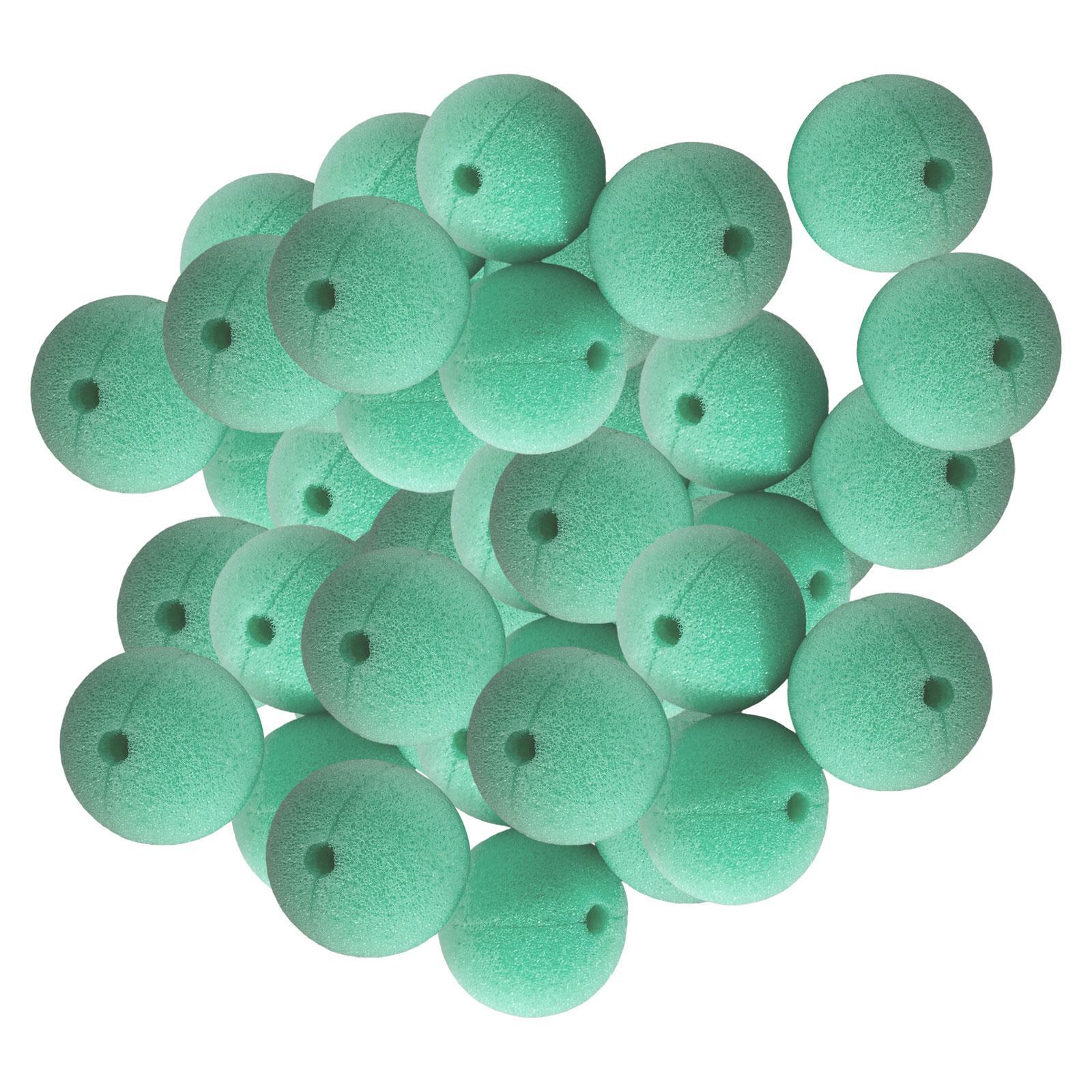 Clown Noses 50 Pieces 2 inch Green