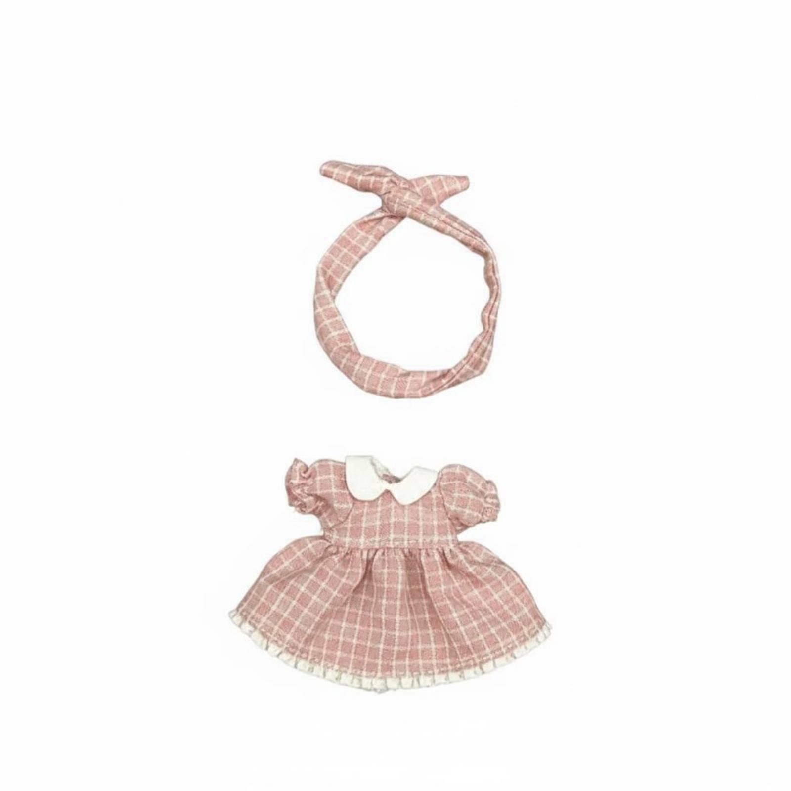 Doll Clothes Lace Trim Pink