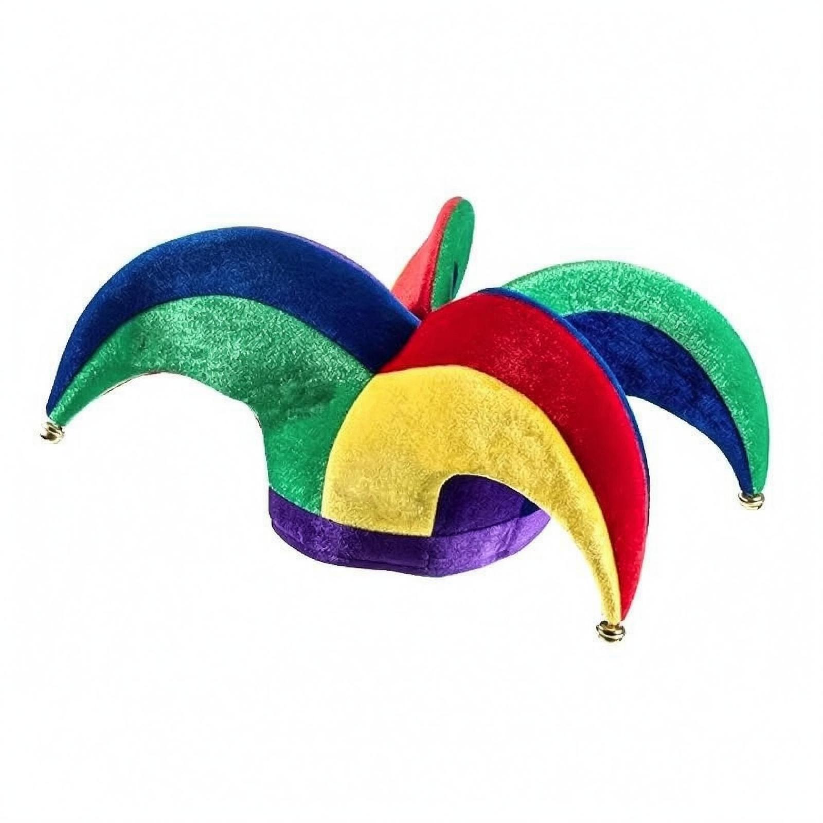 Four-Tipped Fool Hat Multicolor