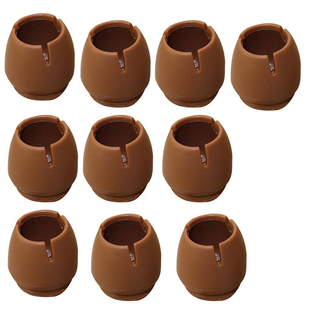 10Pieces Stuhl Bein Bodenschoner mit Filz Möbel Pads Stuhl ...