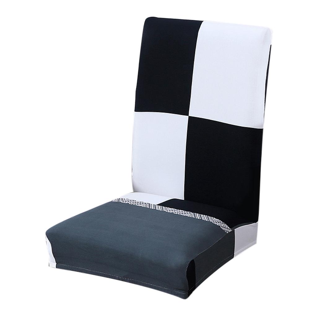 Stretch Short Removable Dining Stool Chair Cover Slipcover 6