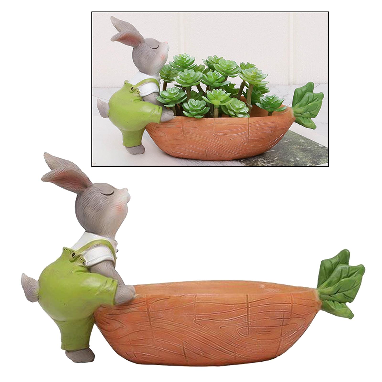 Succulent Plants Planter Flowerpot Resin Flower Pot Desktop Holder  Style3