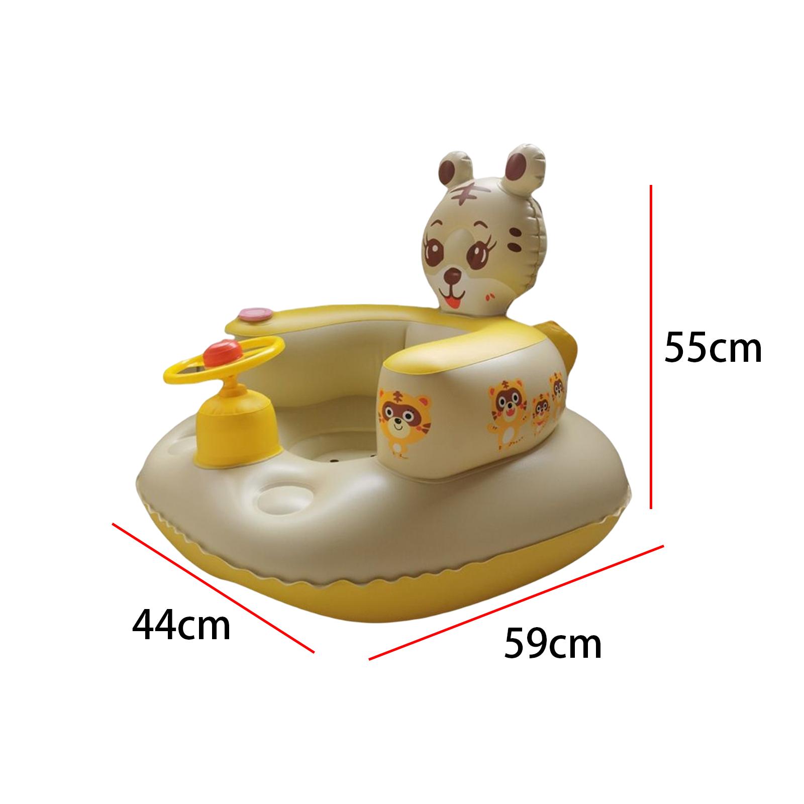 Baby Inflatable Sofa PVC Portable for Learning Sitting Bath Summer