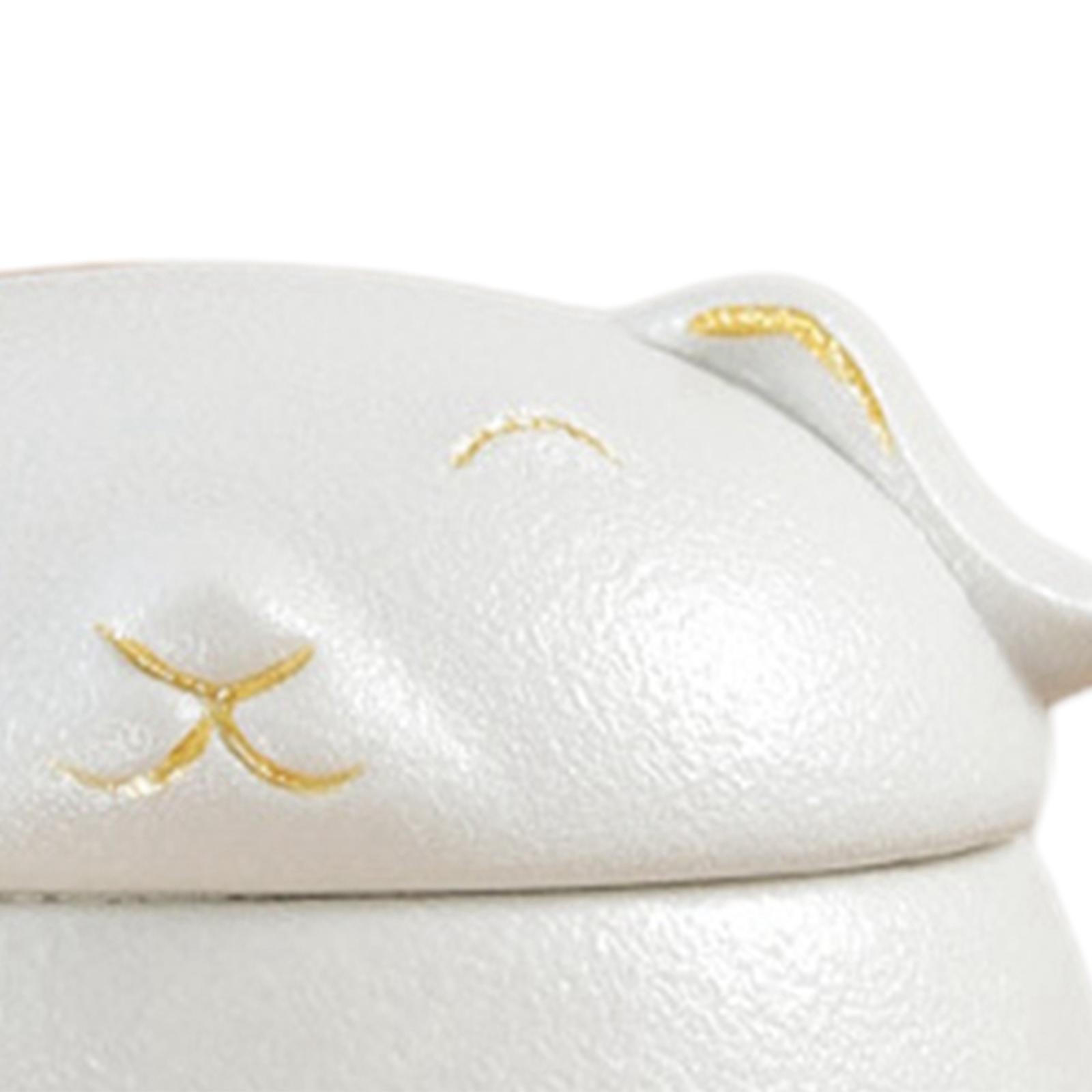 6xTea Canister with Lid tea Containers Countertop White