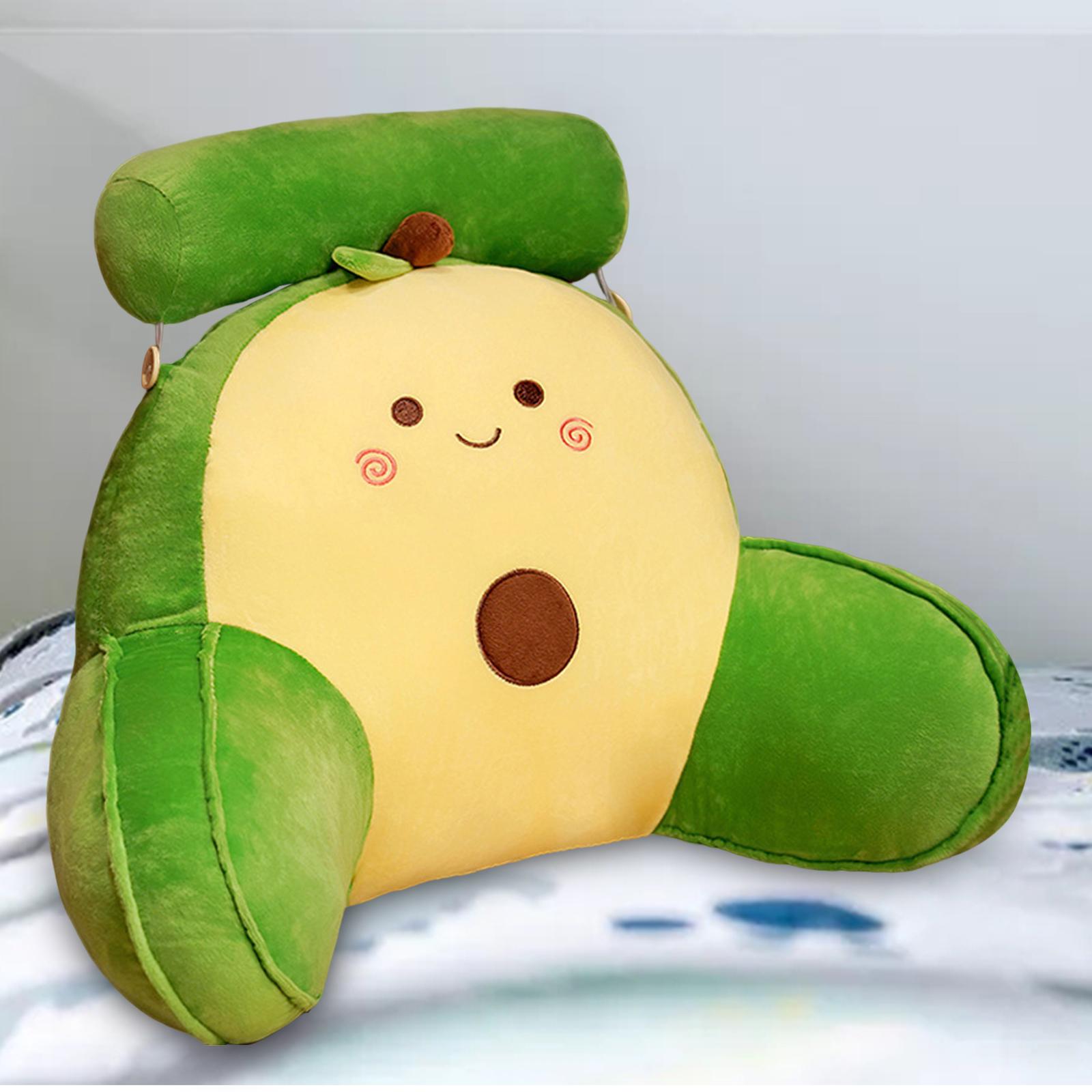 Cute Pillow Plush Cute Cartoon Soft Sofa Bed Cushion Home Decoration M Avocado