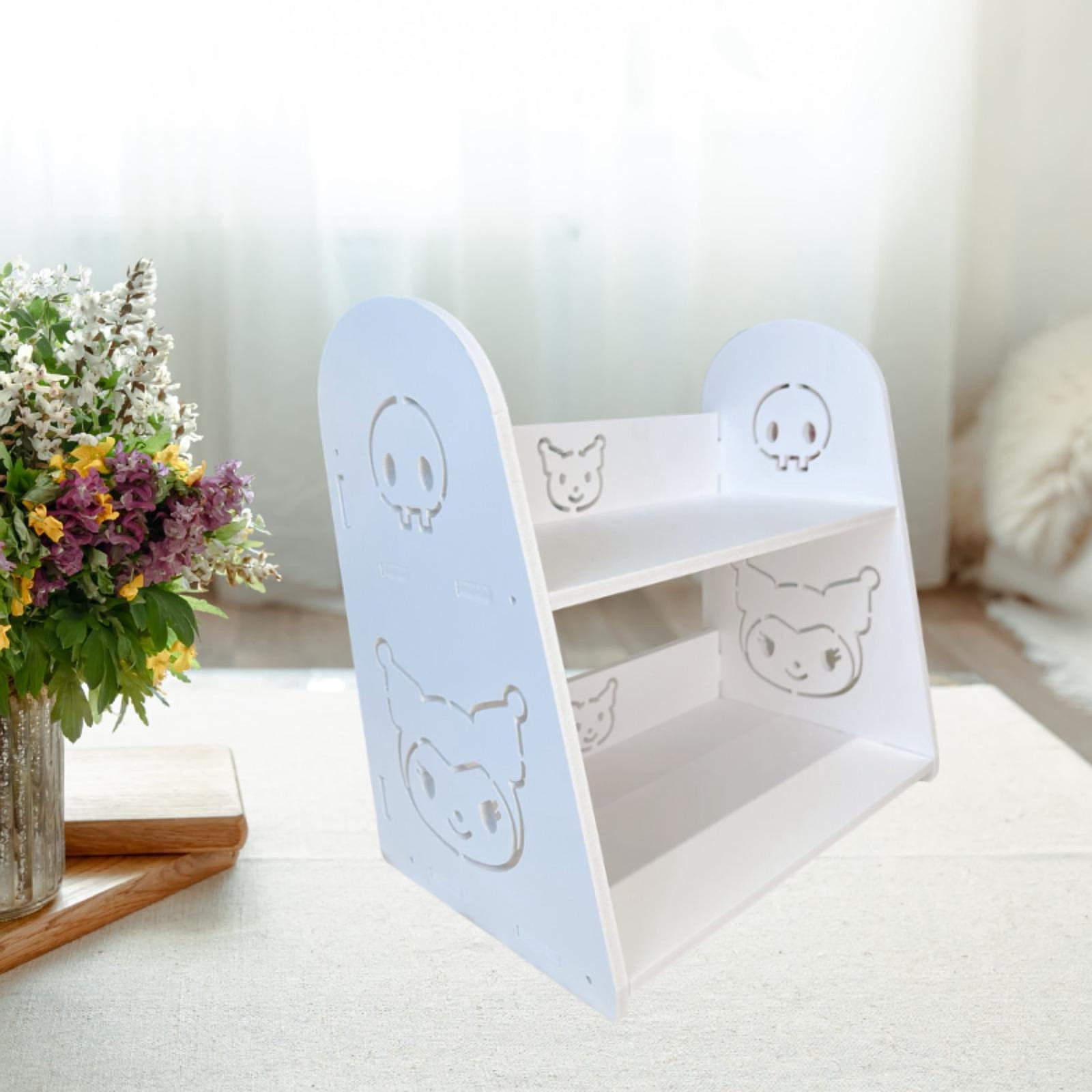 Desktop Organizer Stand Maganize File Holder for Tabletop Bedroom Stationery A