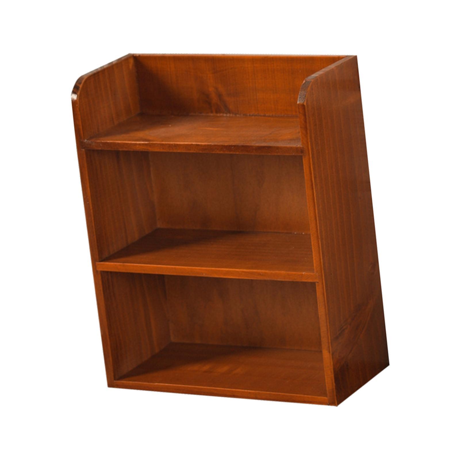 Wooden Desk Storage Rack