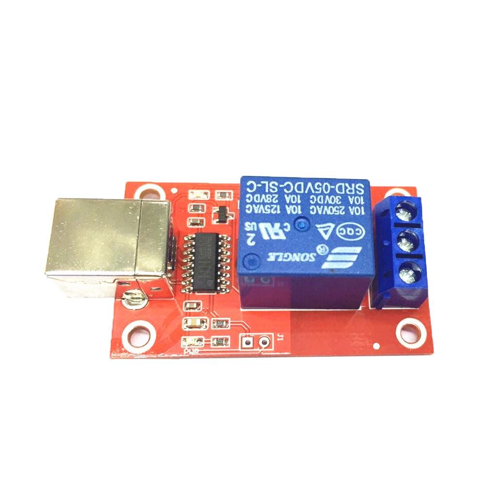 DC 5V 1 Channel USB Relay Module Programmable Computer PC Smart Control