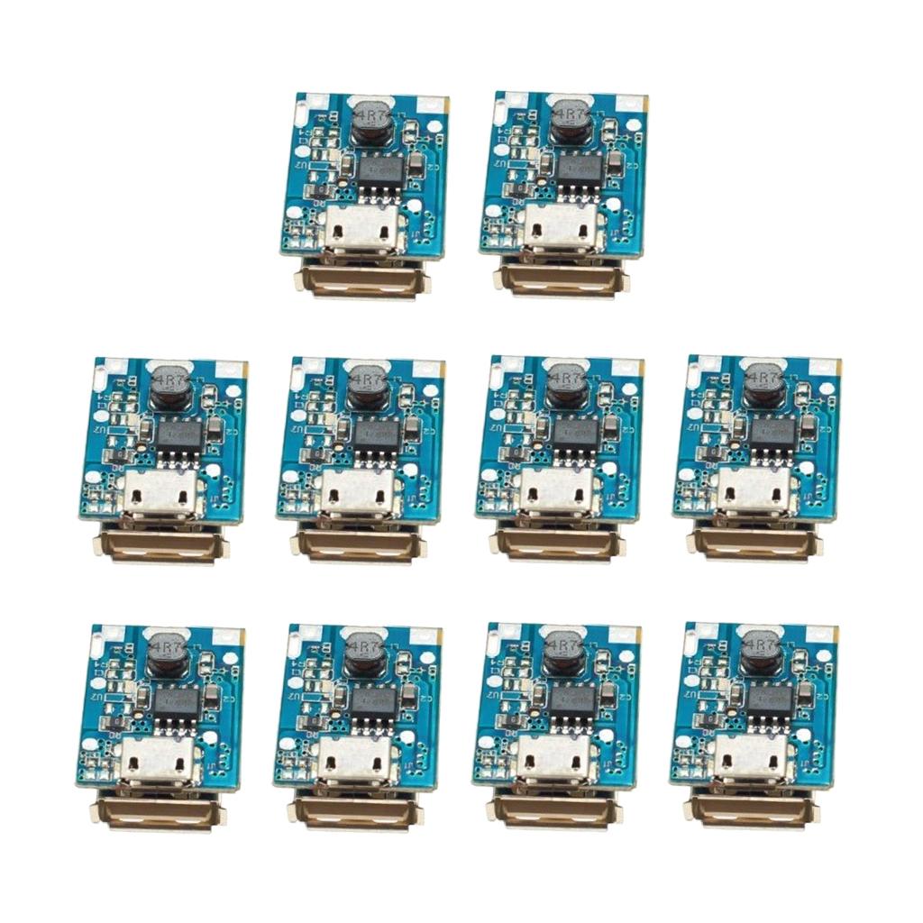 10 pcs 1A 5V Micro USB Lithium Battery Power Charger Board Module