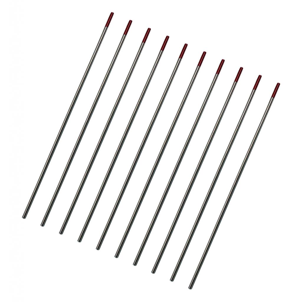 10pcs Tig Welding Tungsten Needle Tungsten Electrode Rod 150mm 2.0mm