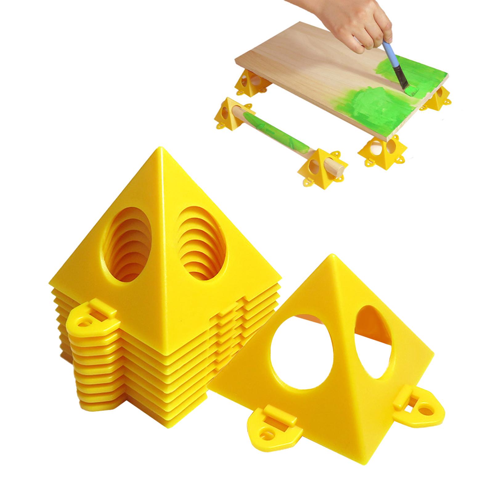 2x10x Painting Pyramids Paint Stands Compact Sturdy Quadrilateral Paint Stands