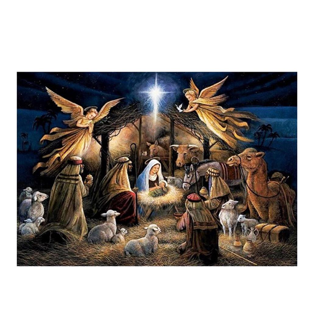 5D Diamond Painting Embroidery Cross Stitch Pictures Arts Craft Kit Angle 2