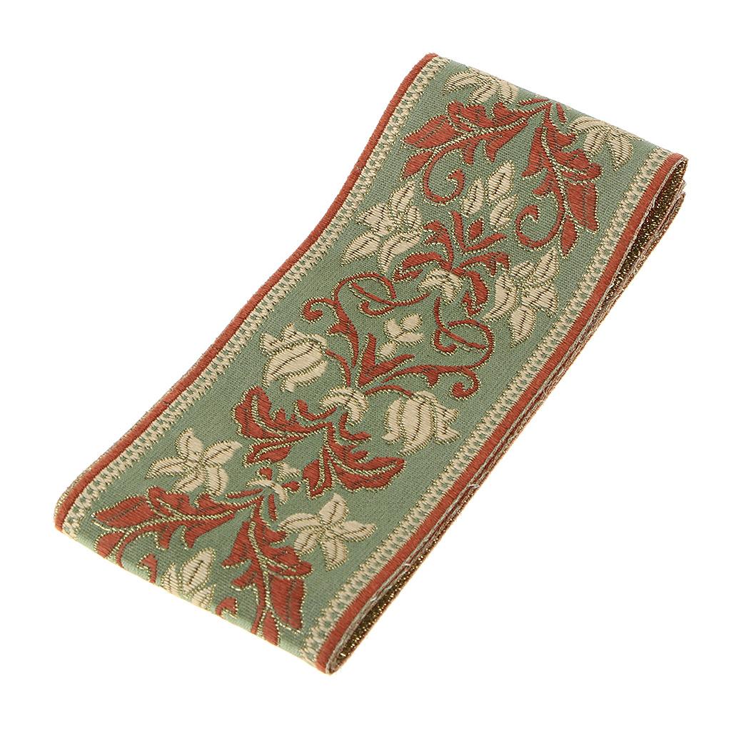 Splicing Ethnic Style Embroidery Lace Ribbon Cloth Lace Trim 60mm x 5000mm