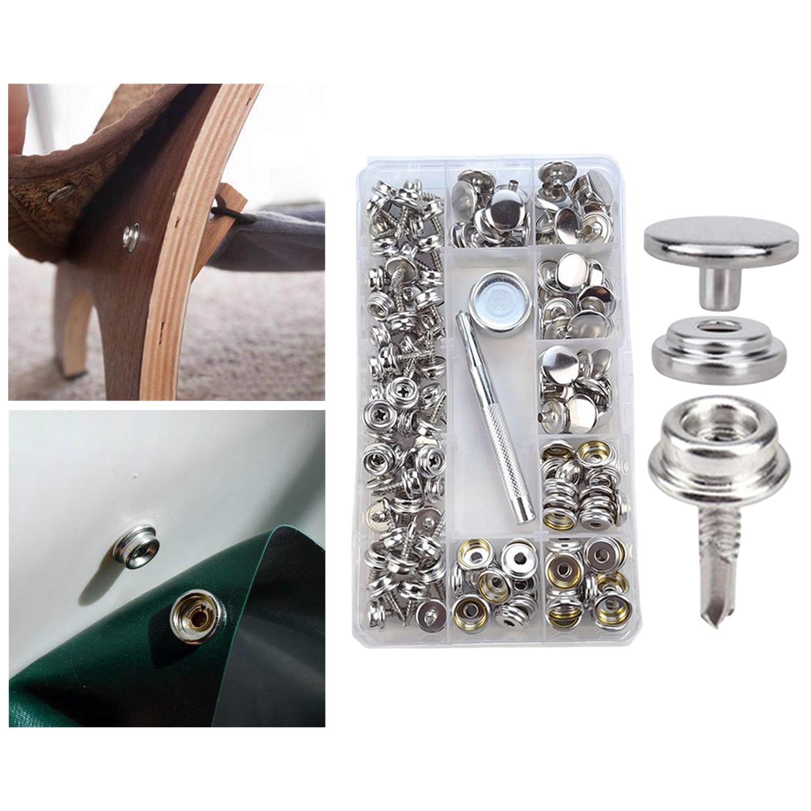 Canvas Tarp Snap Button Boat Cover Screw Fastener Furniture Buckle Tools
