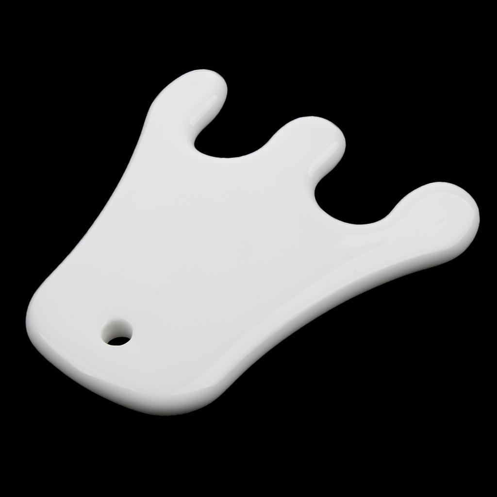 Ceramic Guasha Massage Shoulder Back Neck Trigger Point Scraper Board Tool