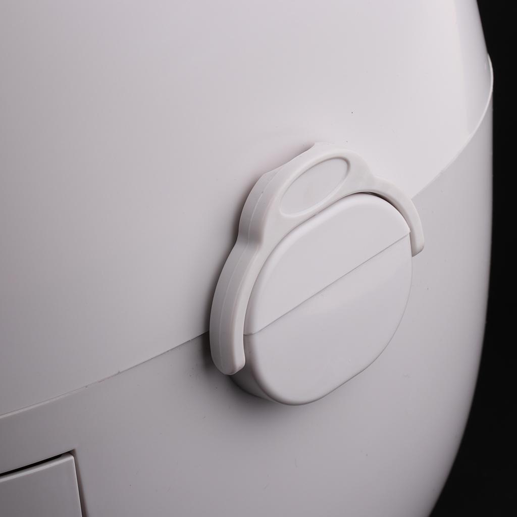 Portable Makeup Organizer Storage Cosmetic Display Stand, Dust Proof White