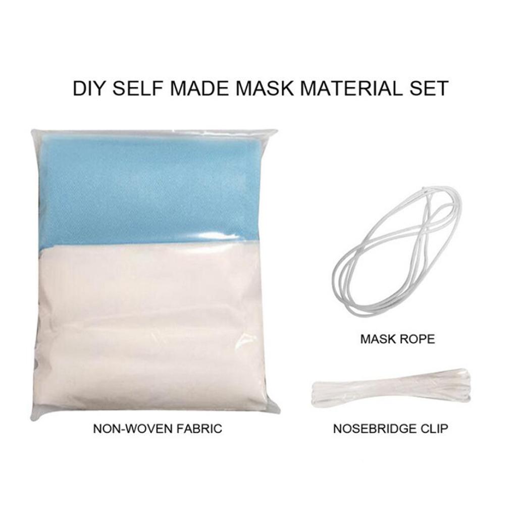 DIY Disposable Mask Material Homemade Dust-proof Safe Face Cover Breathable