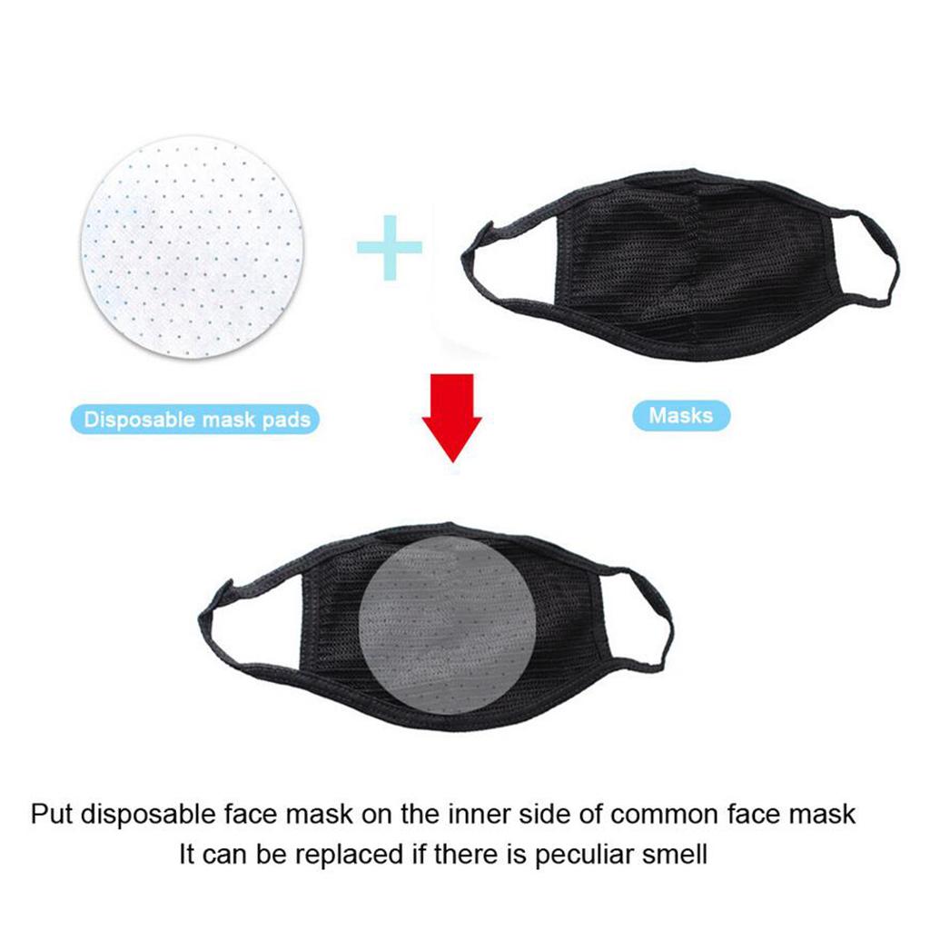 Antidust Adult Mouth Cover for Outdoor Activities Mask without Valve+Insert Pad