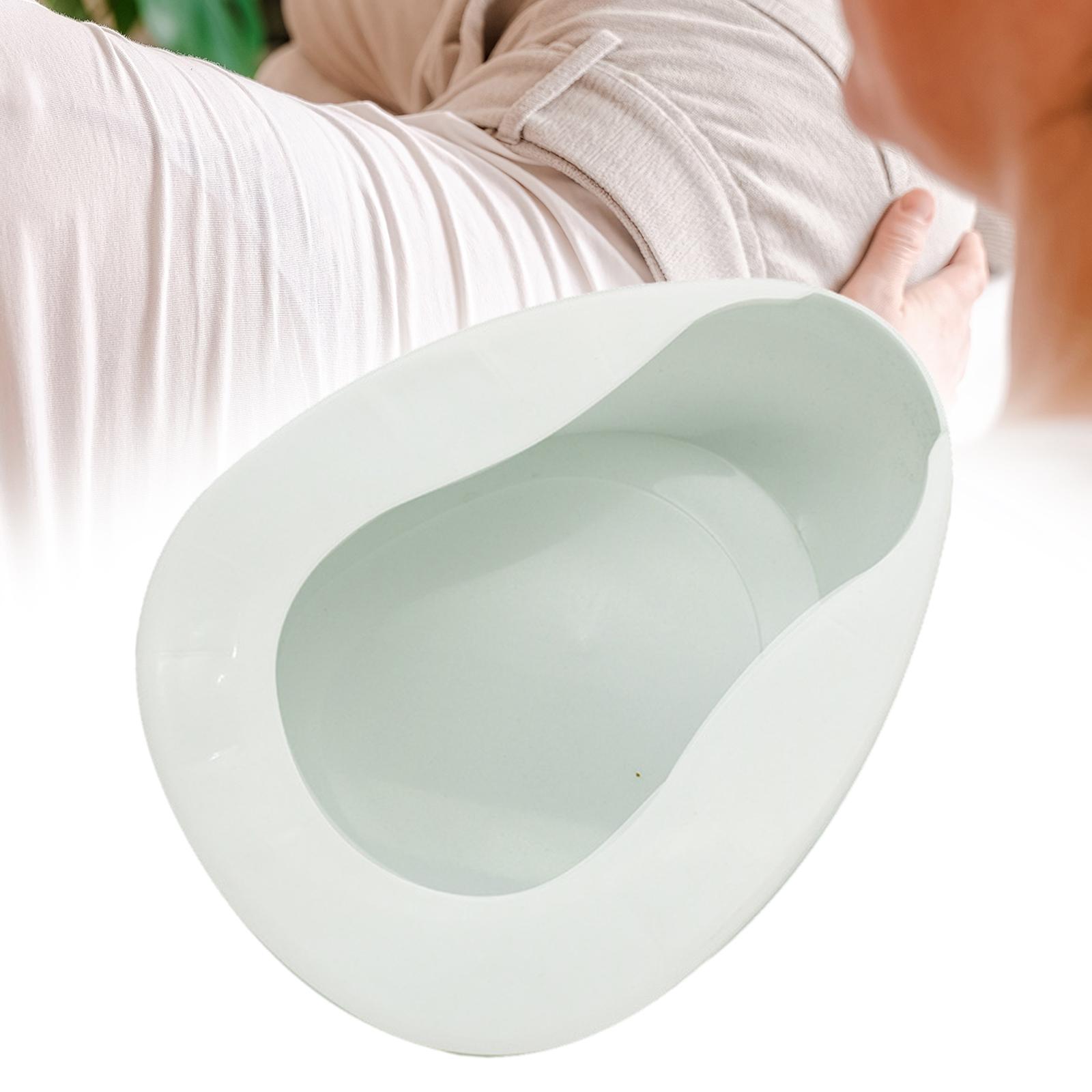 Home Bed Pan Adult Bedpan Pee Container for Bed Bound Home Use Men and Women