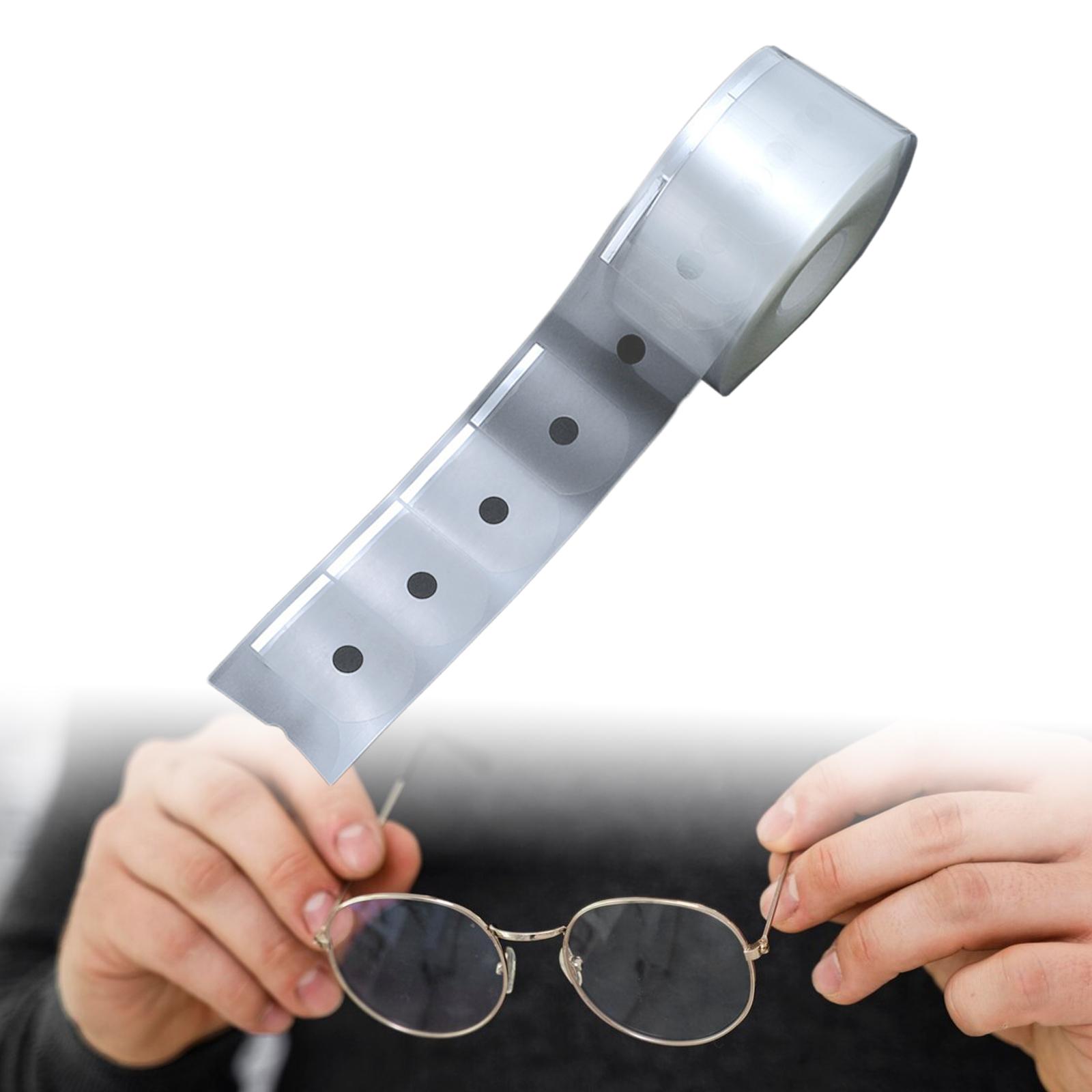 1000Pcs Eyeglasses Anti Slip Stickers Remove without Residue Protective Film highviscosity square