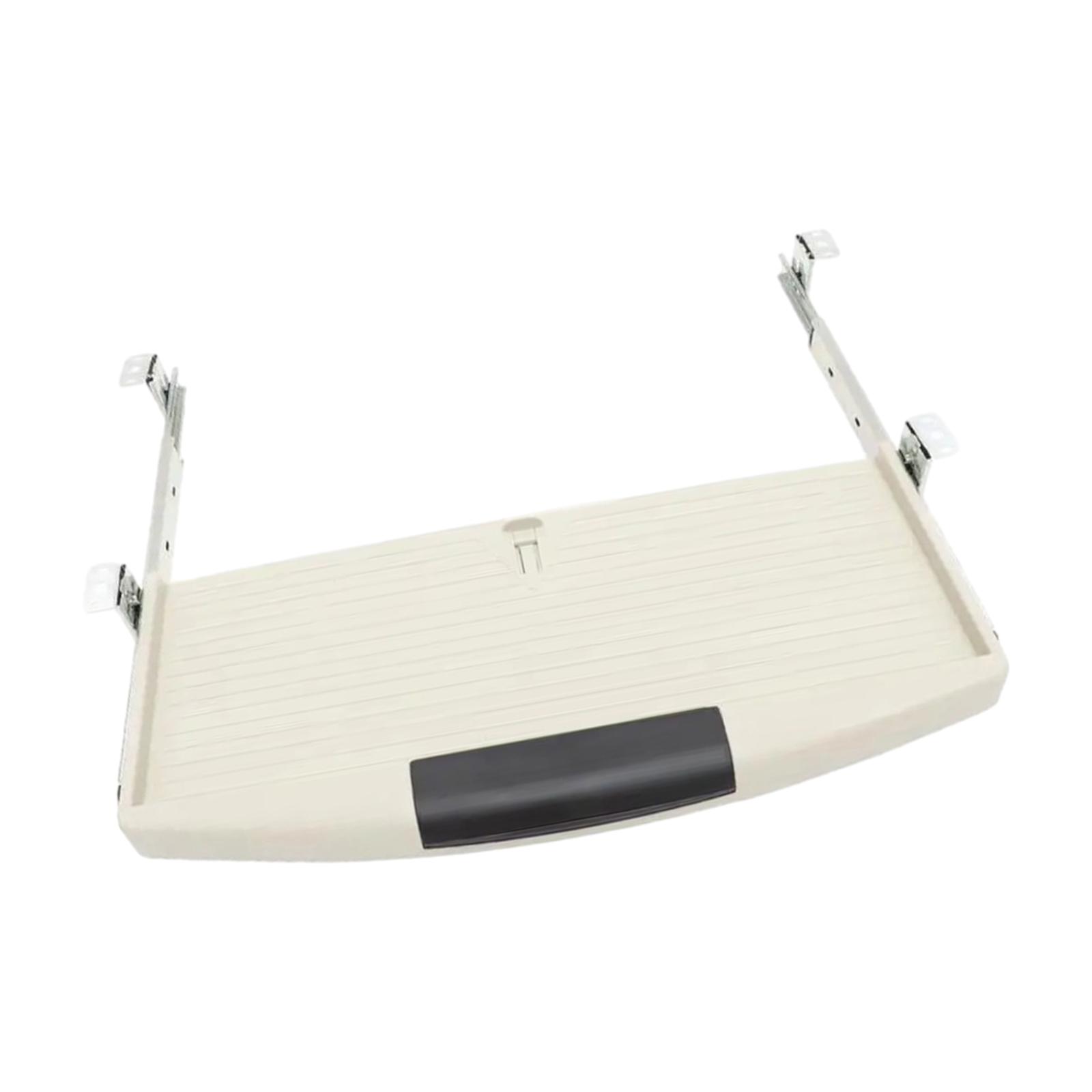 Pull Out Keyboard Tray White