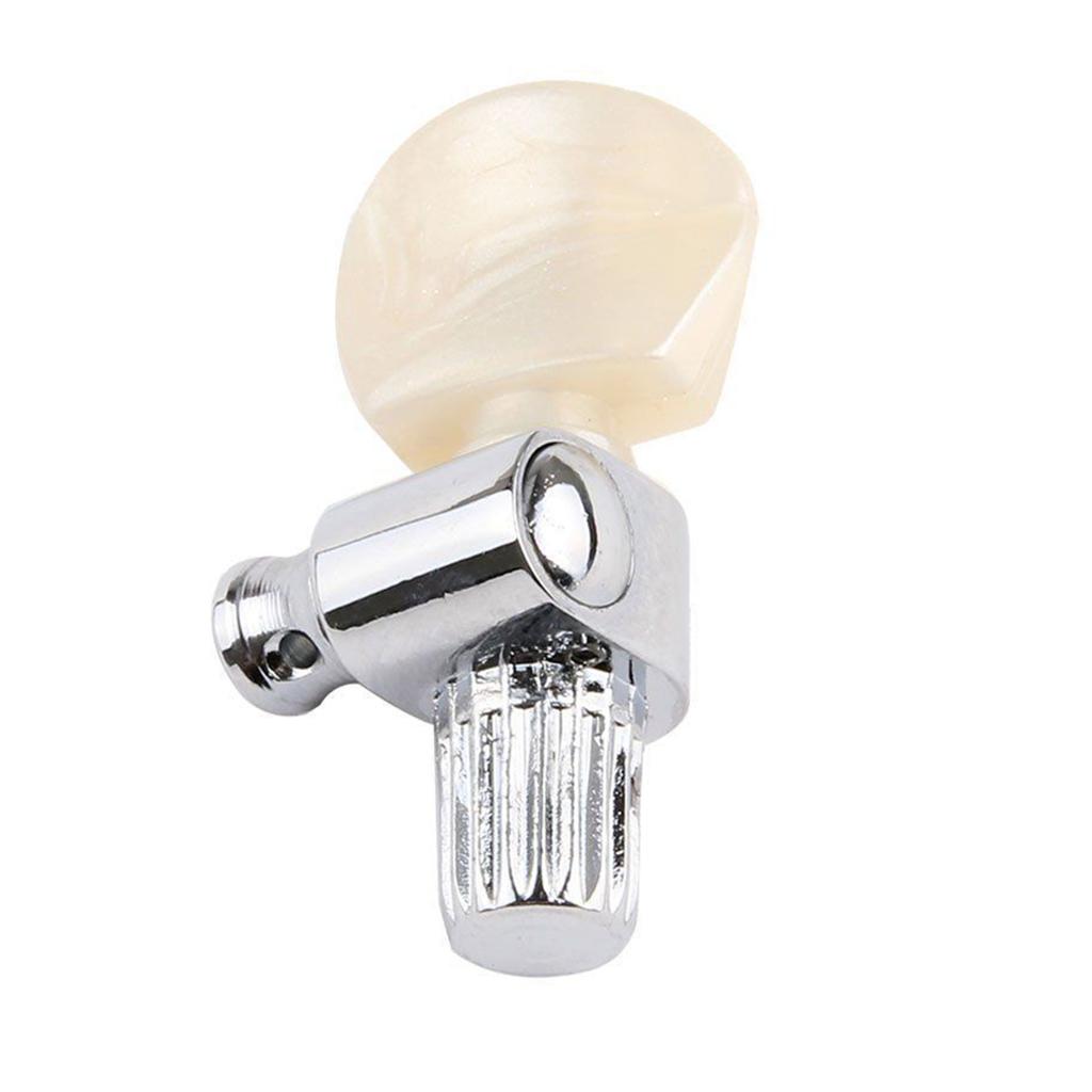 2x5 String Banjo Pearled Machine Heads Button Tuning Pegs Tuners Replacements