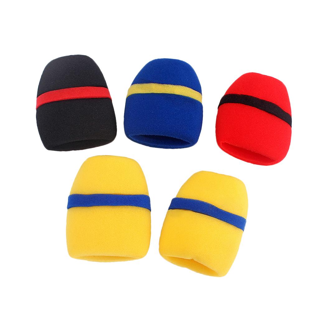 5pcs Microphone Sponge Cover Windscreen Protective Shield Windscreen Cap
