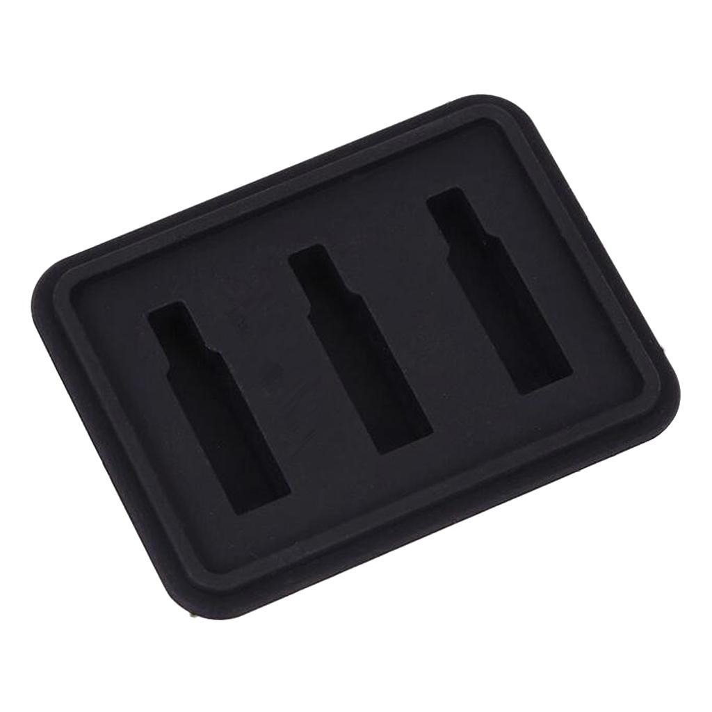 Black Rubber Guitar Mute Silencer Practice Mute Pad Guitar Parts Accessories