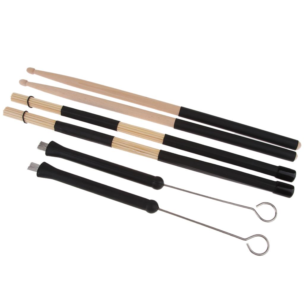 Drum Sticks Brushes Drumsticks for Drum Set Kit Replacement Parts
