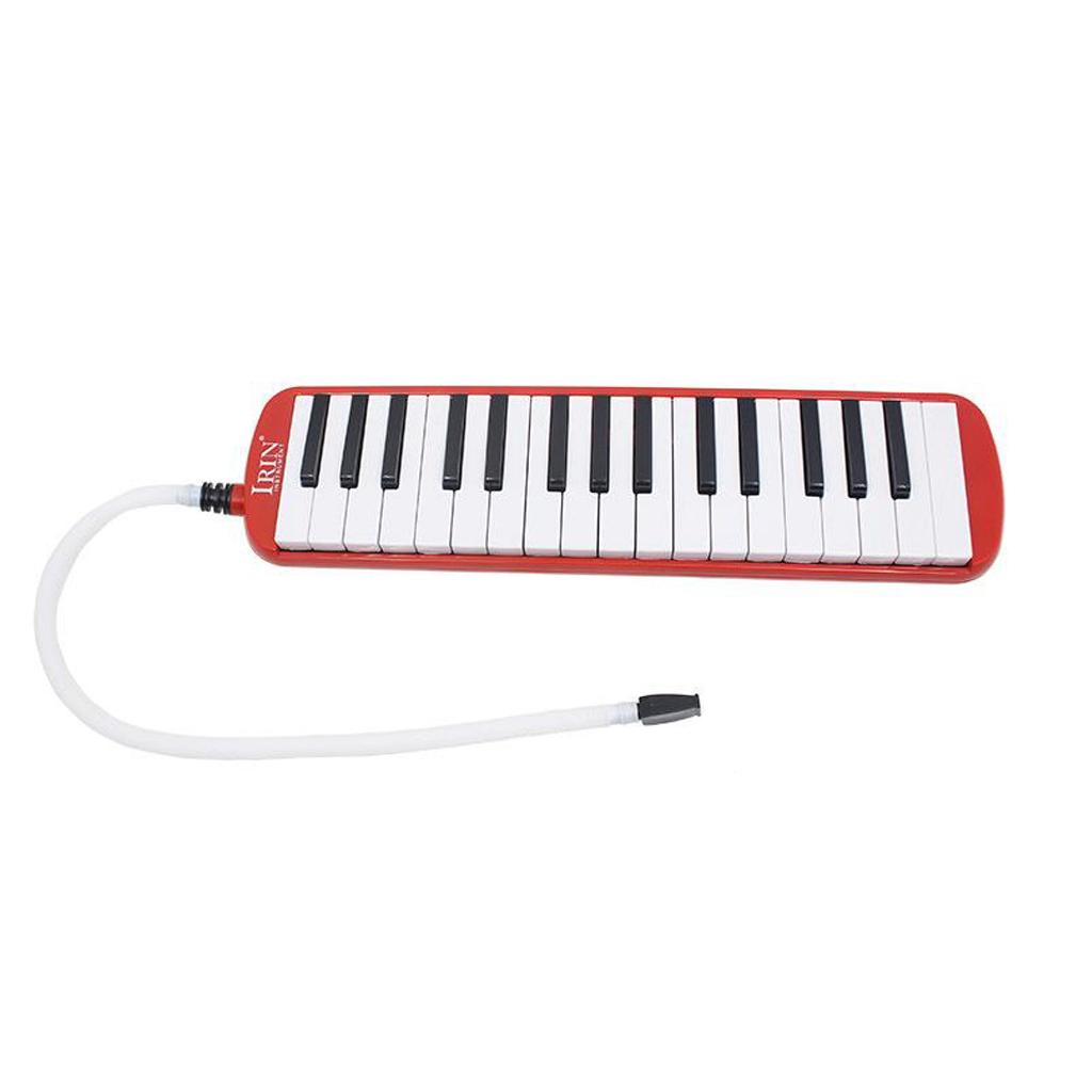 New 32 Piano Keys Melodica with Carrying Bag Red