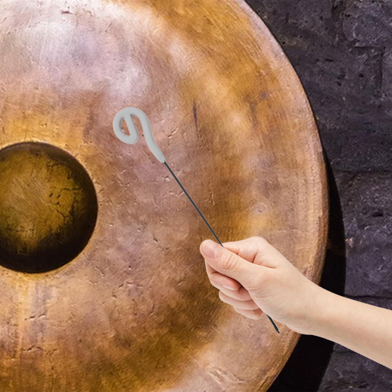 Gong Resonant Mallet Friction Gong Mallet for Instruments Percussion Playing Gray