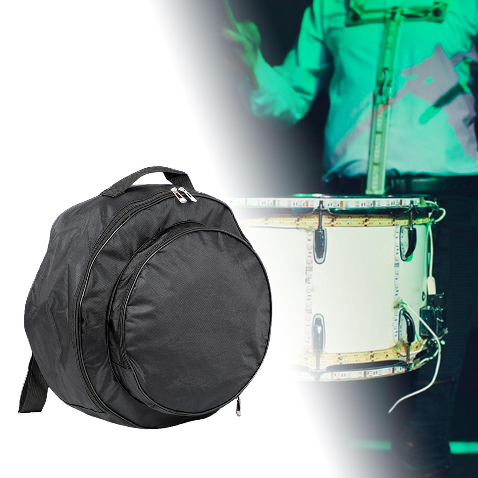 Snare Drum Bag Portable Oxford Cloth Drum Storage Bag for Drum Pads Brackets 40cm