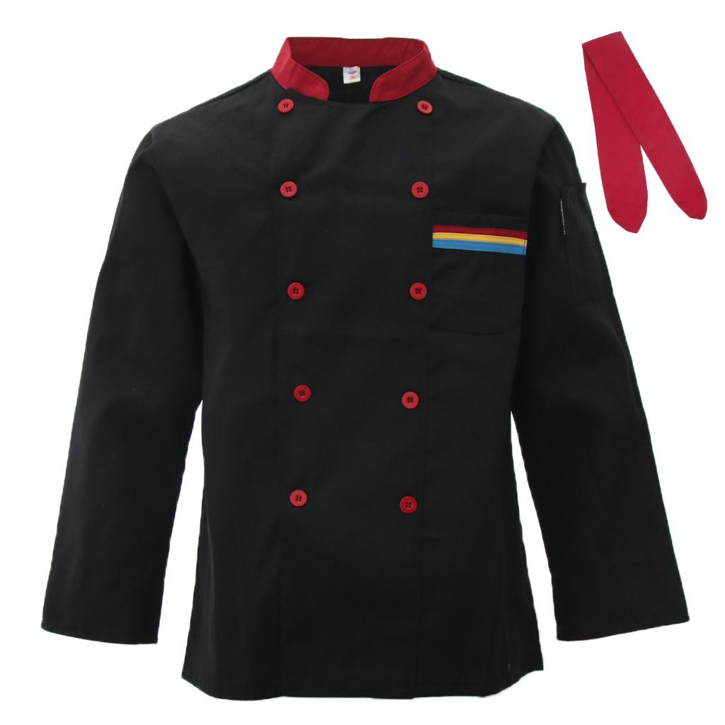 Unisex Koch Servieren Kurzarm Kochjacke Hotel Uniform Slim Küche Arbeitskleidung 