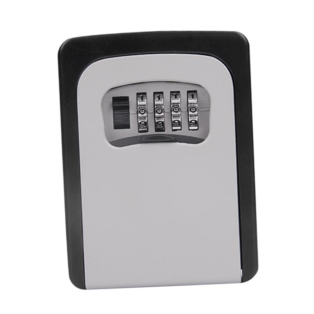 New Wall Mount Key Box & 4 Digit Combination Home Security Lock Safe