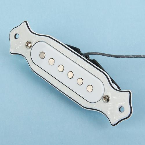 Single Coil Magnetic Acoustic Guitar Pickup - White Pearl